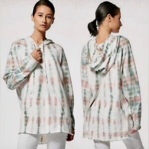 Young Fabulous & Broke Oversized Hoodie Tie Dye Warren Tunic Sweatshirt Size M